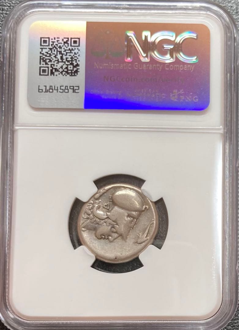 古代ギリシャ　コリントス　スターテル銀貨/ローマ　デナリウス　テトラドラクマ