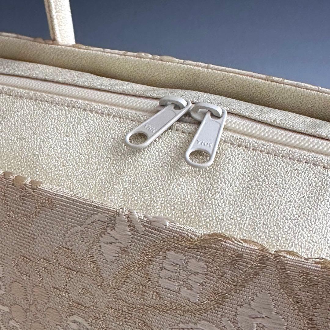 新品未使用 ！！特別セール！！京都 西陣 正絹 帯使用 利休バッグ　251114