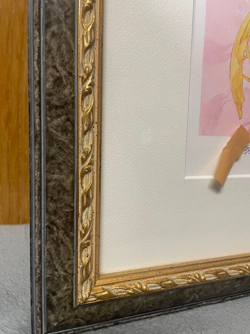 希少　いのまたむつみ　ミクスドメディア　アステリスク　版画　直筆サイン