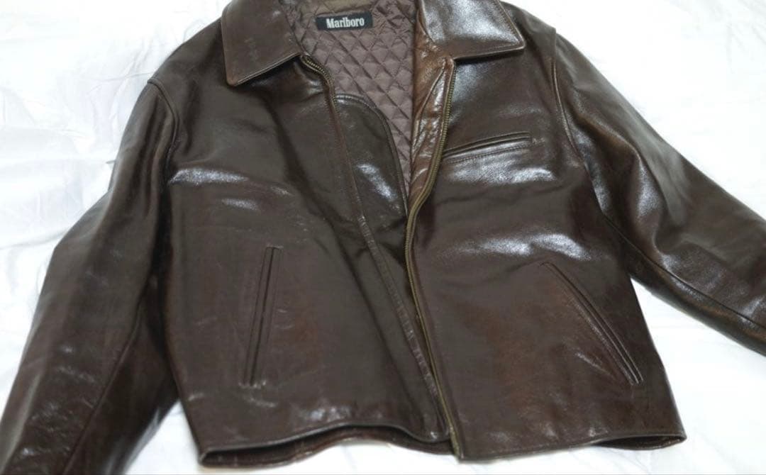 Marlboro leather mini jacket マールボロ