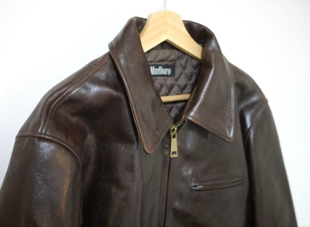 Marlboro leather mini jacket マールボロ
