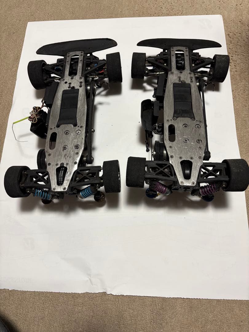 ￼無限￼ MTX4R 2台　ラジコン　1/10 エンジンカー