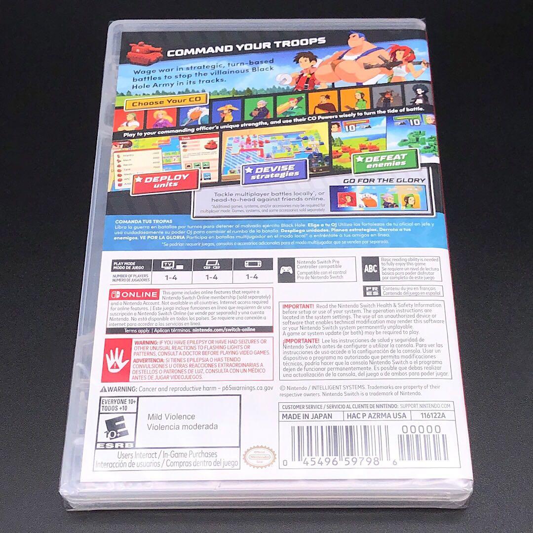 Advance Wars 1+2 Re-Boot Camp 北米版 switch