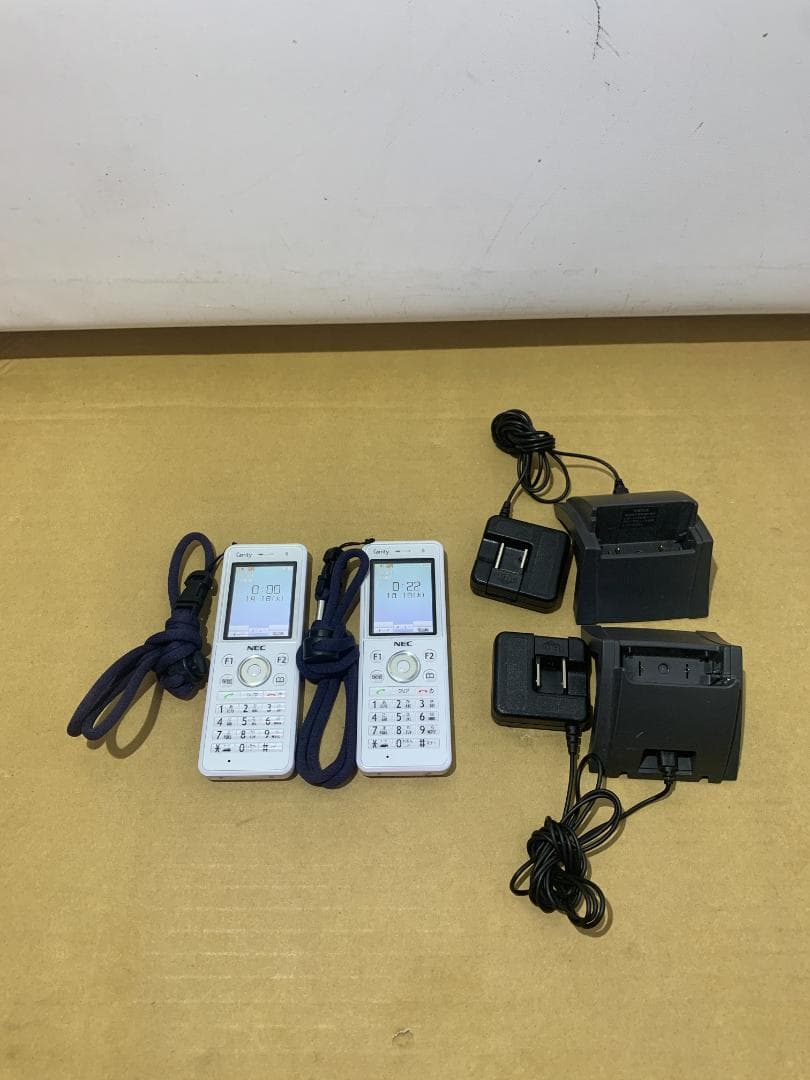 NEC電話機 PHS 2台セット Carrity PS8D-NW