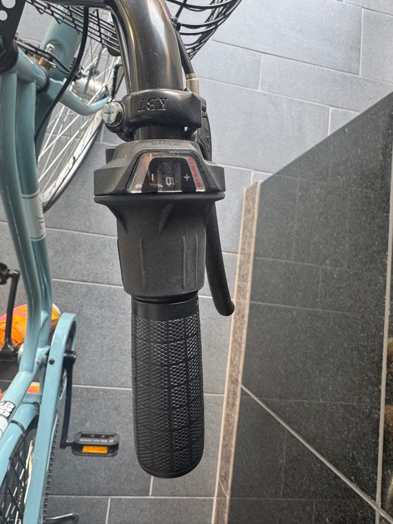 シティサイクル ブルーグレー　シオノ　26インチ　バスケット付き