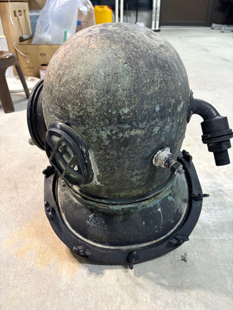 潜水ヘルメット　レトロ　アンティーク