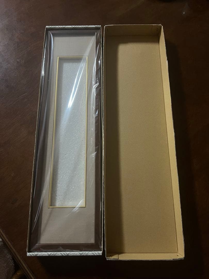 5767歩7 広巾短冊　ブラウン　日本製　３個セット