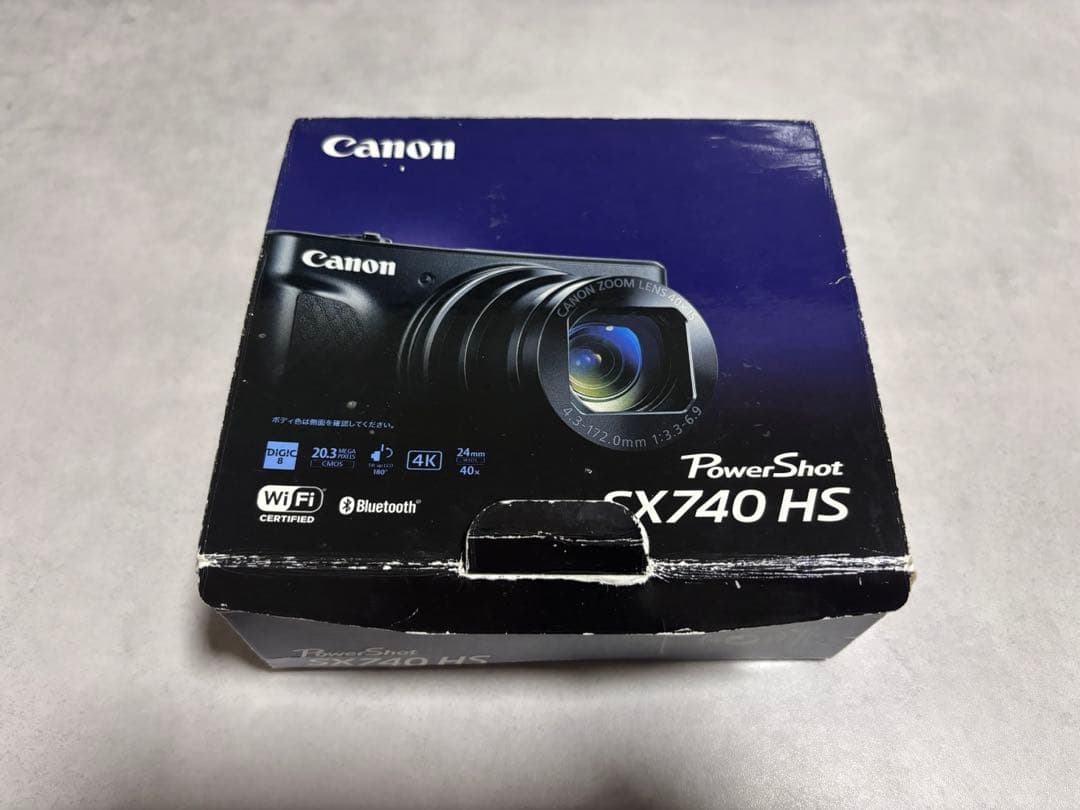 Canon PowerShot SX740HS 全付属品　追加バッテリー　箱付き
