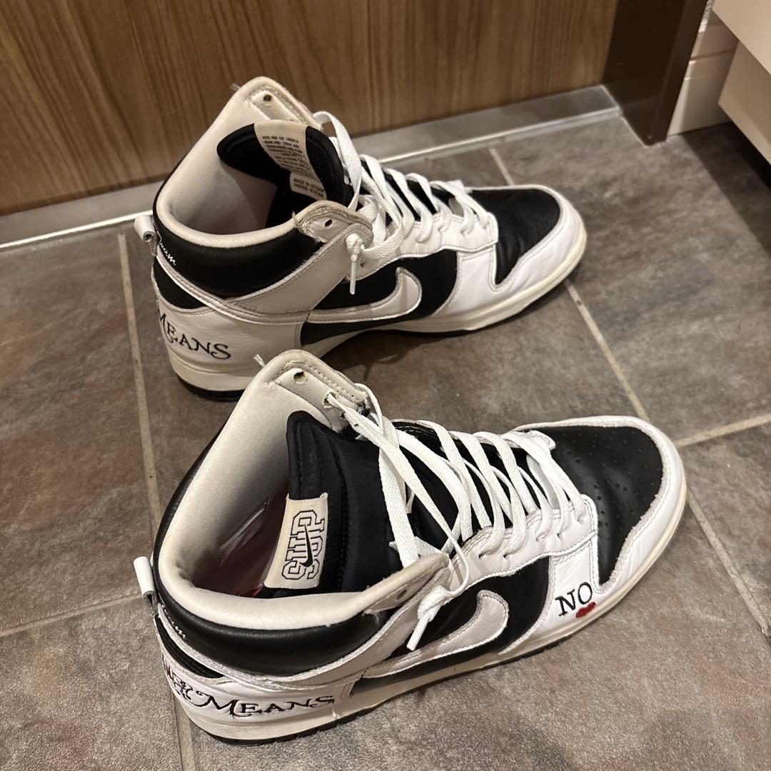 Nike Dunk High 白黒 27.5 箱あり