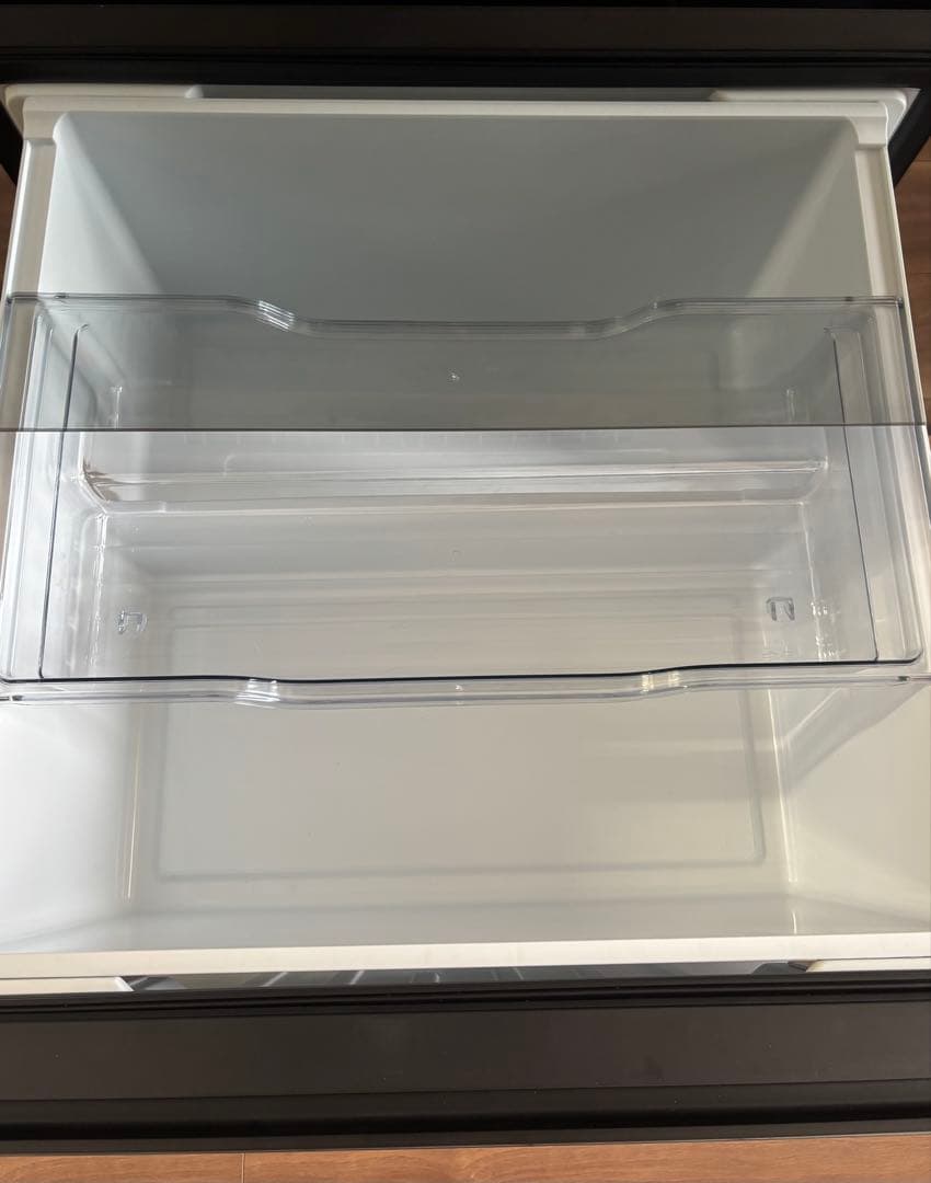 極美品 ツインバード 中身が見える冷蔵庫　フレンチドア 4ドア 冷凍冷蔵庫