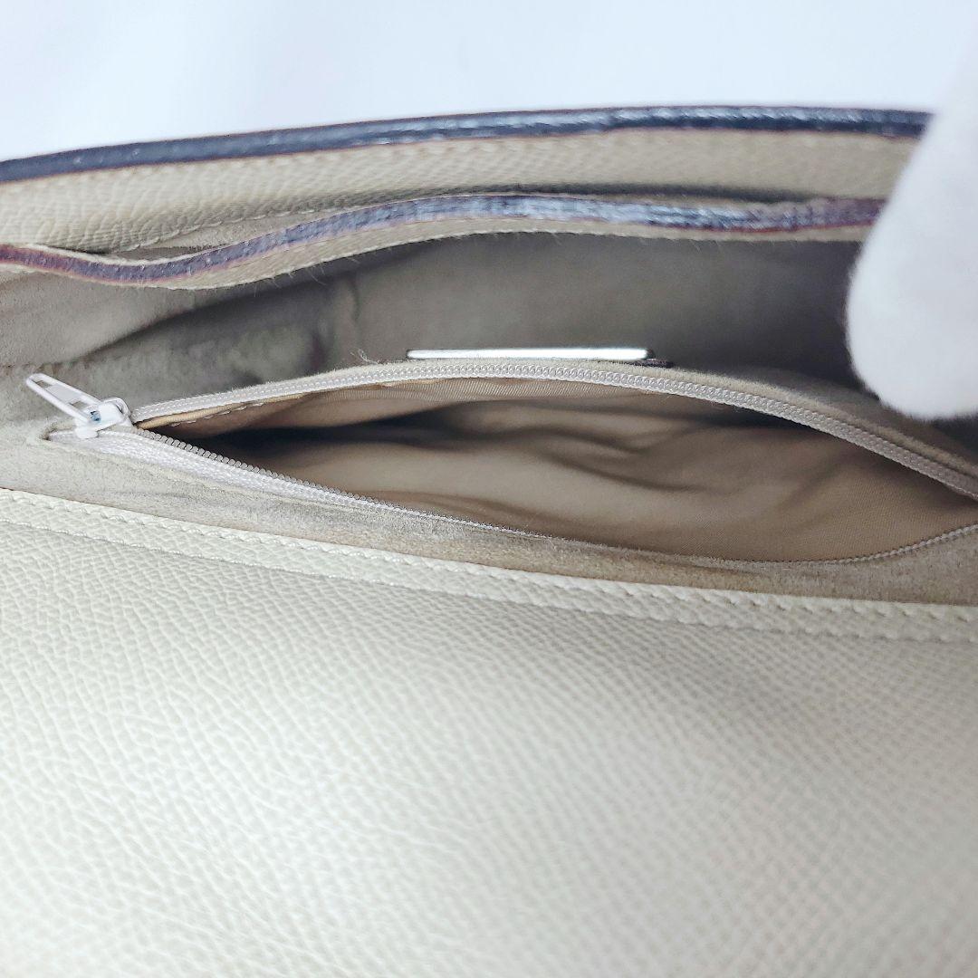 ETRO 2way ショルダー ハンドバッグ ベージュ系