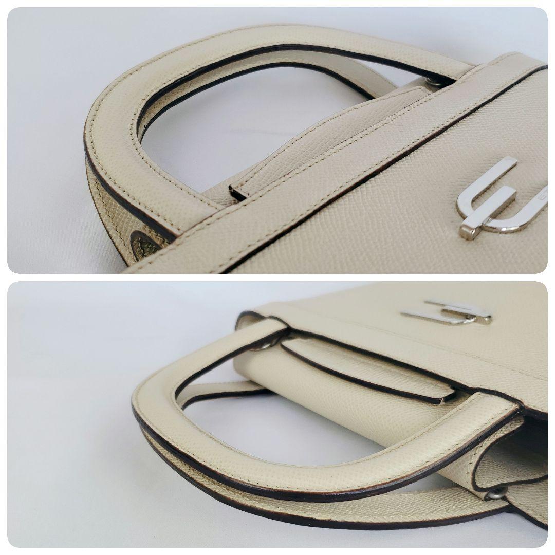 ETRO 2way ショルダー ハンドバッグ ベージュ系