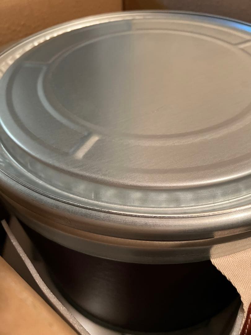 新品未使用　HERMES 馬具缶　サドルボックス　新色ルージュセリエ