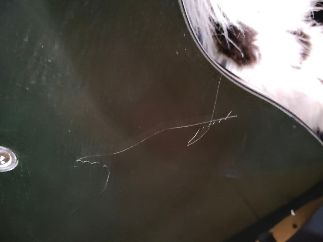 Ibanez ATK400 エレキベース ダークグリーン 現状渡し ストラップ