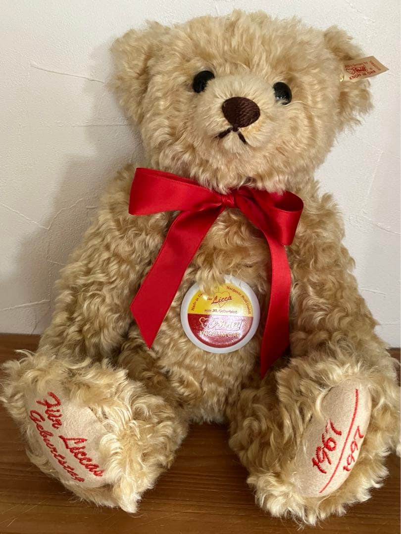 シュタイフSTEIFF限定テディベアLICCAリカ＊ぬいぐるみクマくまカントリー