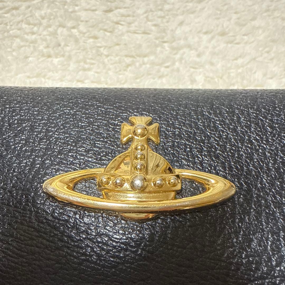 Vivienne Westwood ブラック三つ折り財布 美品