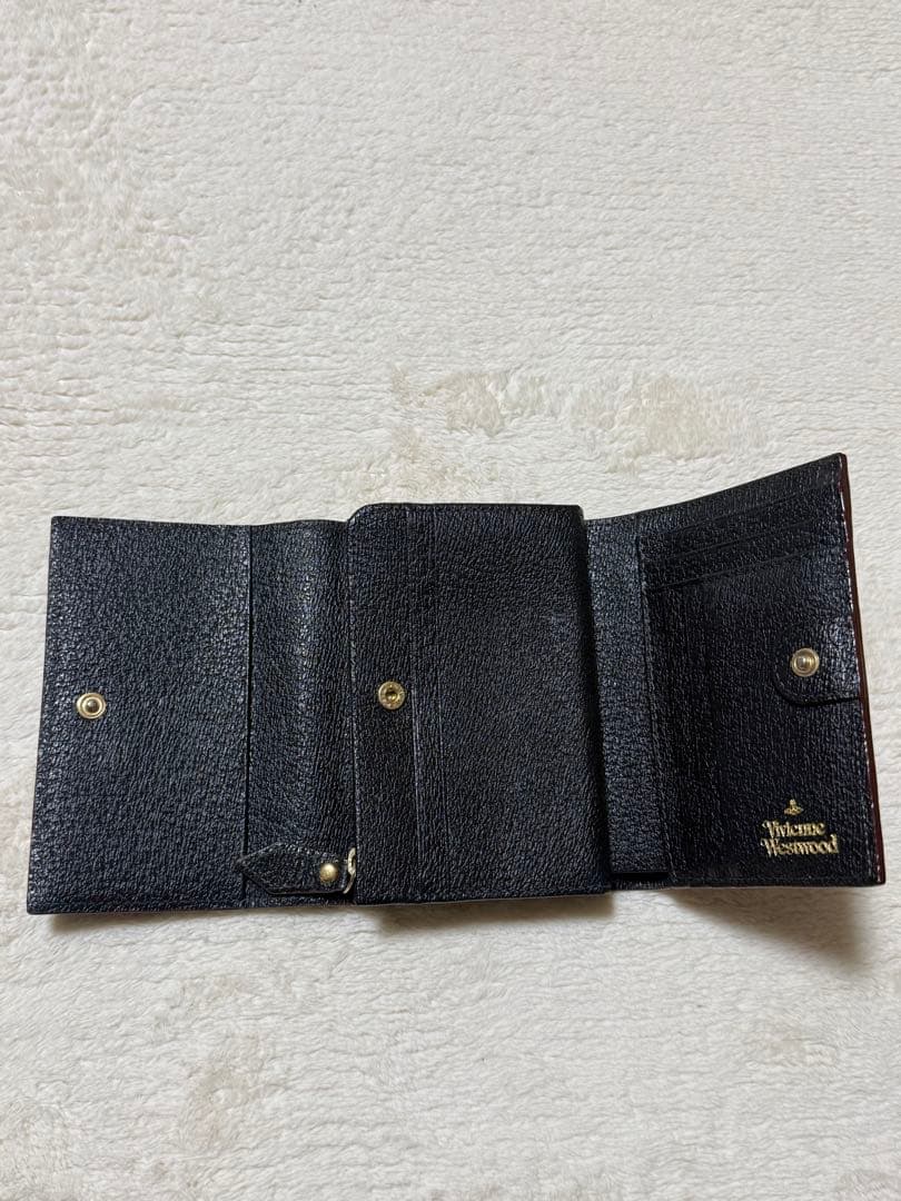 Vivienne Westwood ブラック三つ折り財布 美品