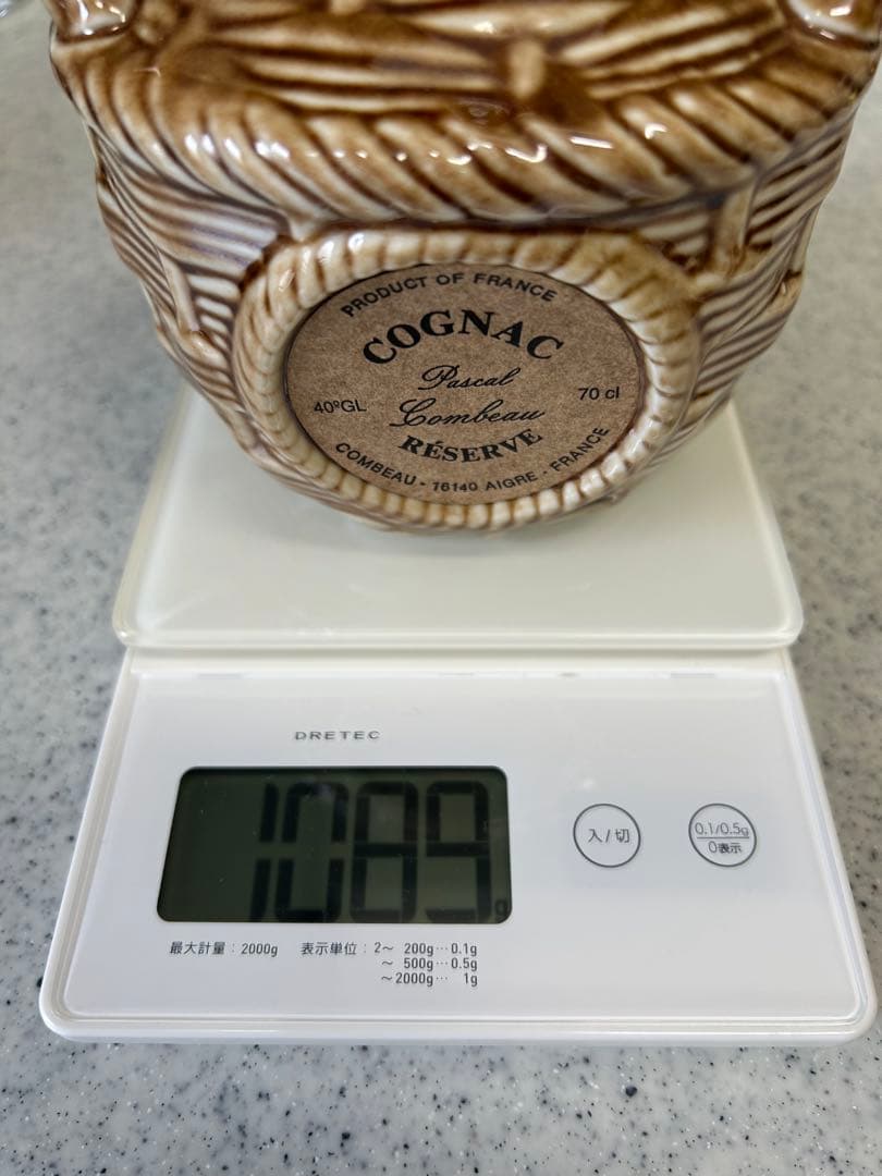 希少　未開栓 パスカル コンボー リザーブ 陶器ボトル 700ml　化粧箱なし