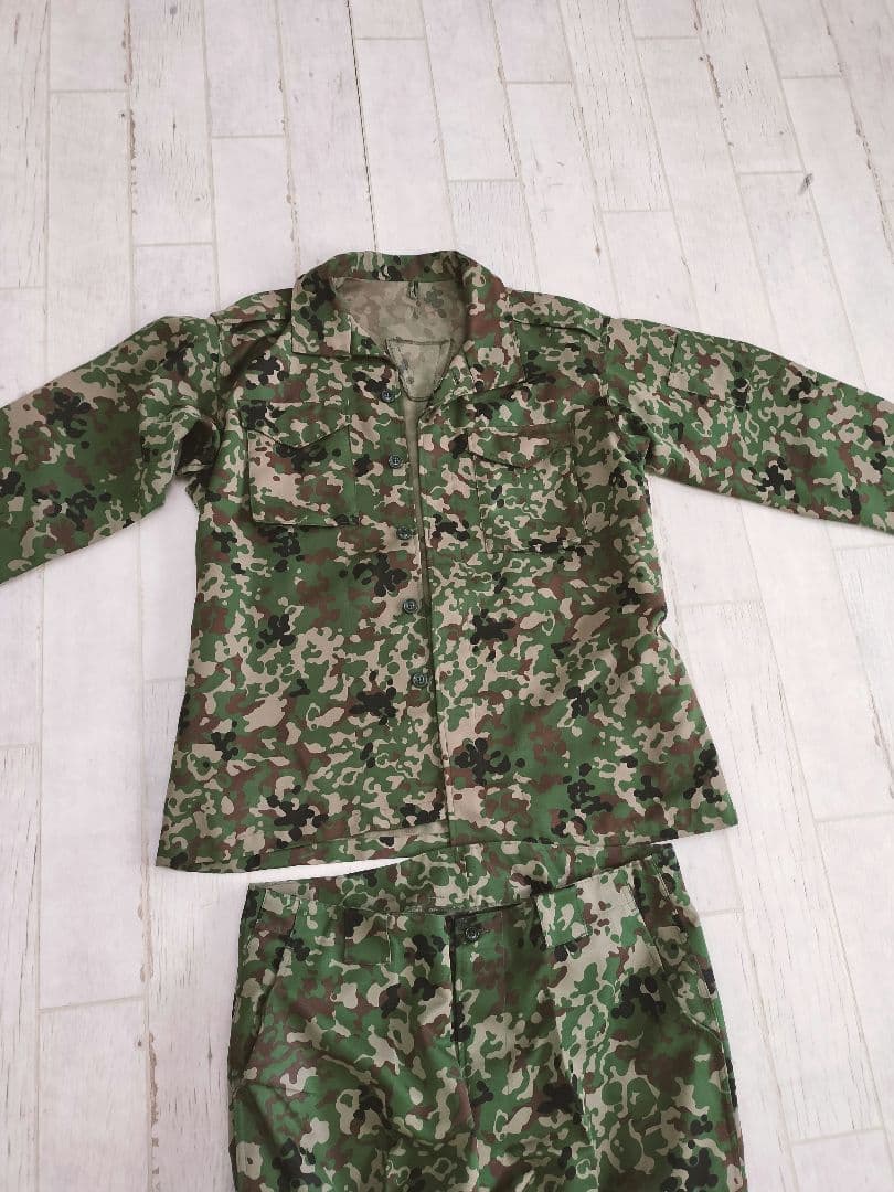 迷彩戦闘服セット（長袖ジャケット・パンツ）PX品