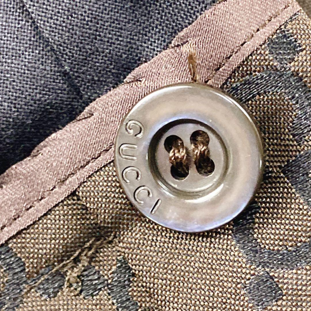 極美品 GUCCI GG柄 モノグラム スカート フロントポケット 40 L