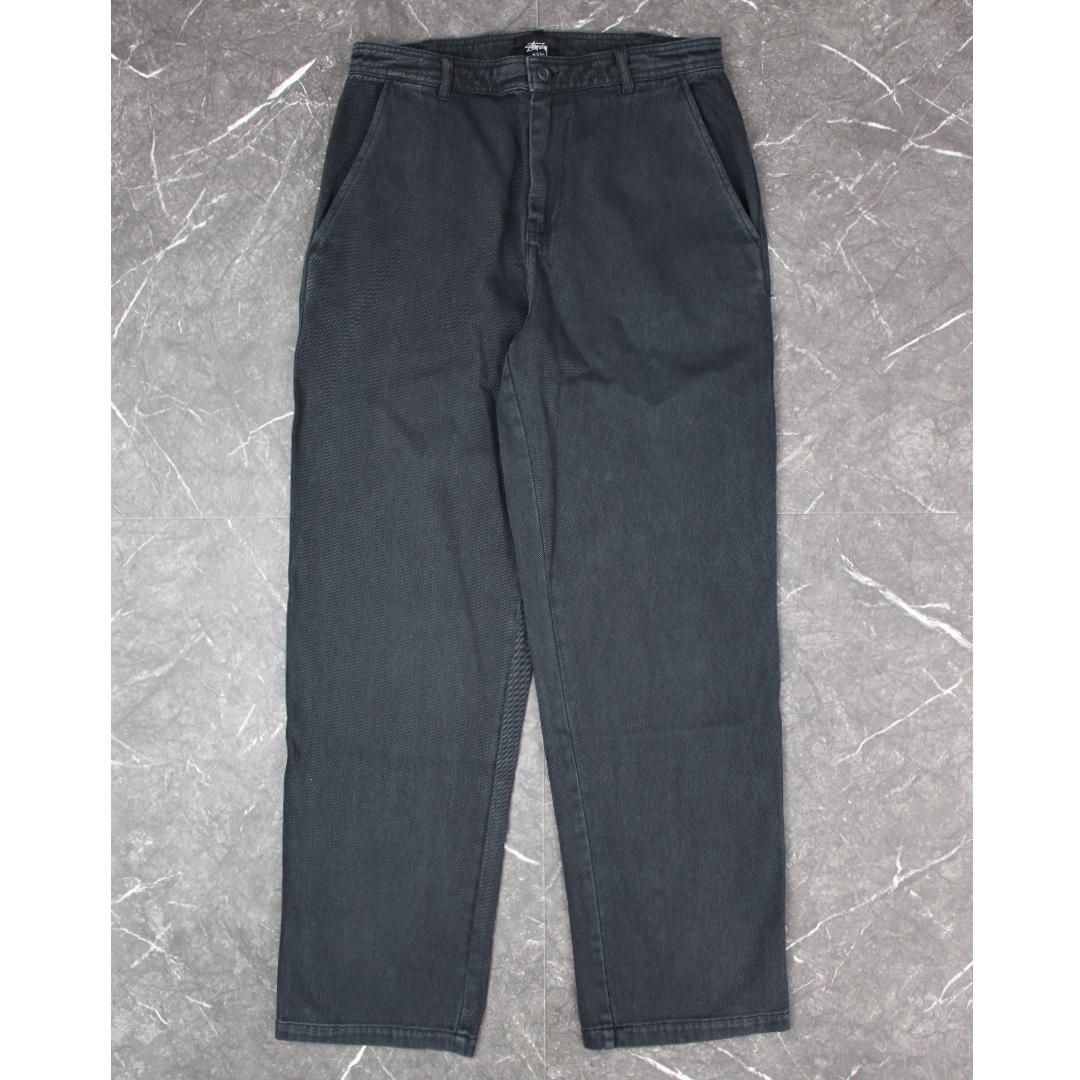 STUSSY UNIFORM PANT ルーズシルエットパンツ ブラック 30