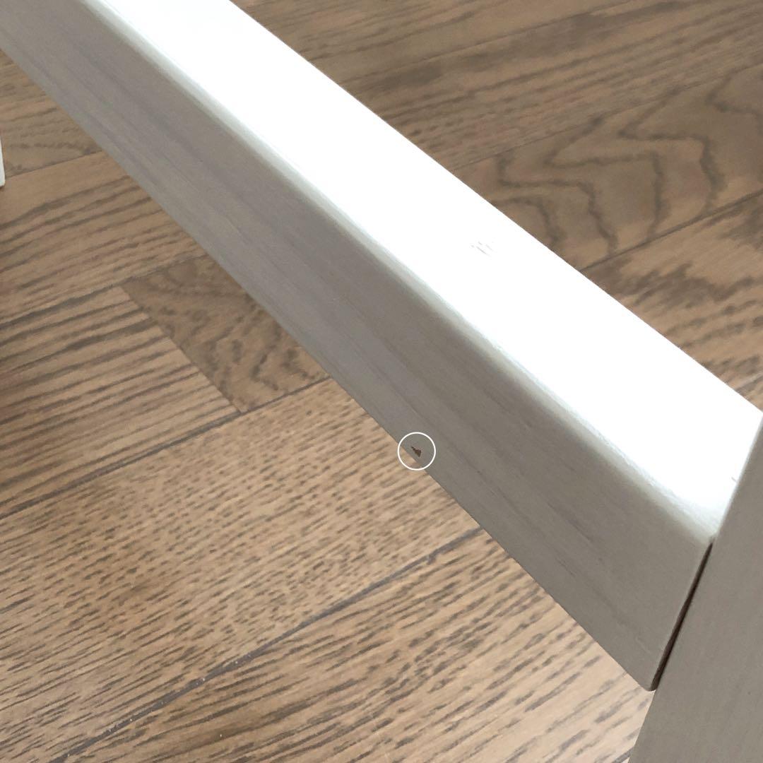 ハンドメイド　ナチュラル　デスク　机　木製　ホワイト　インテリア　勉強机　学習机