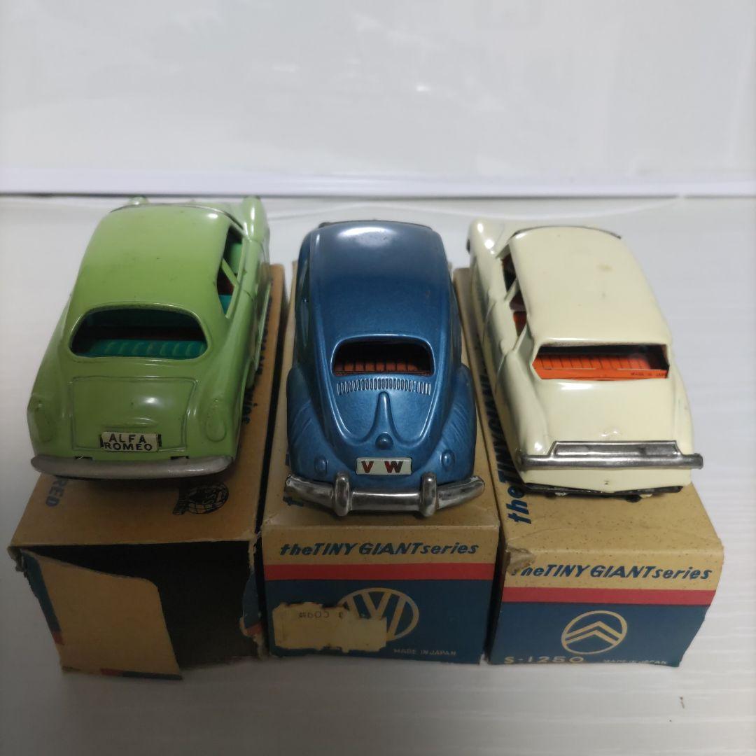 the TINY GIANT series フリクションカー 6台セット 箱付き