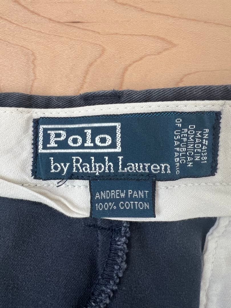 90s polo ralph lauren andrew 2タックチノパンツ