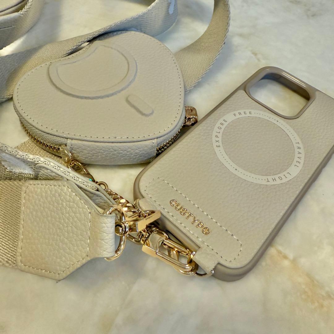 CUSTYP iPhone16Proケース ストラップ付き