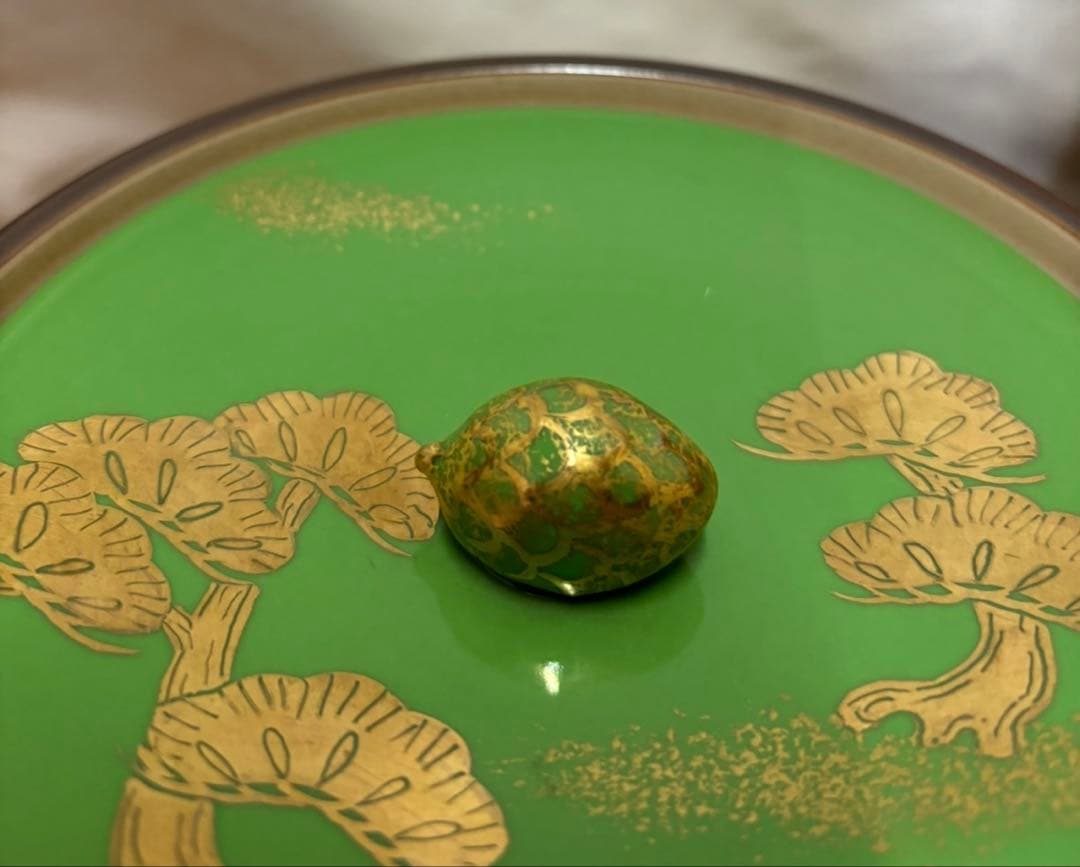 茶道具 水指（水差・みずさし） 水指 松 金淡々斎好写