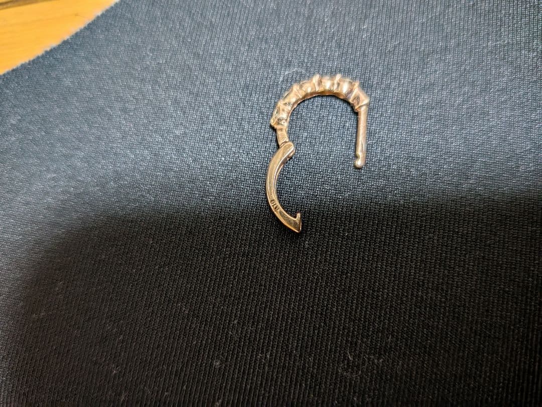 TSUTSUMI K10ダイヤモンドフープピアス