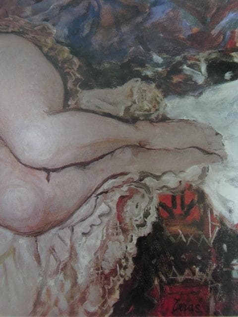 寺島龍一、【裸婦】、希少な大判額装用画集より、新品額装付、状態良好