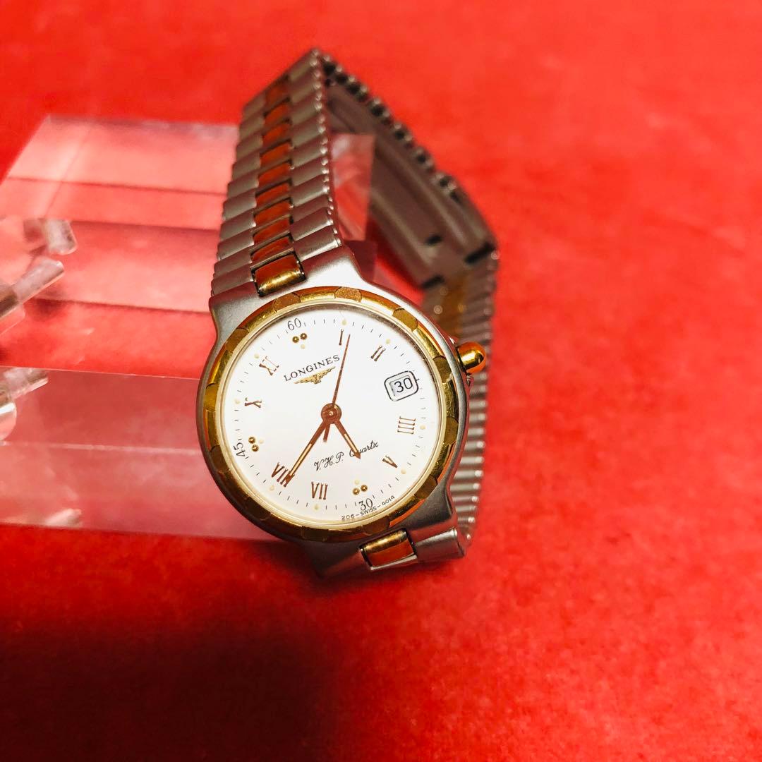 LONGINES Conquest V.H.P.クォーツ 腕時計 電池交換済み