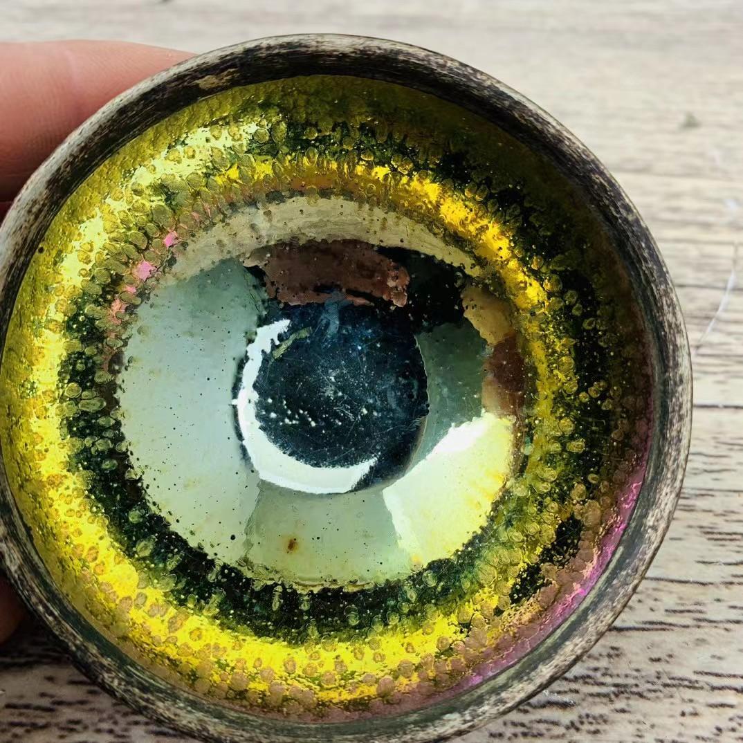 中国古美術・旧蔵の磁器・建窯七彩油滴包銀口盞・置物・書道品・茶道具・文房具・賞物