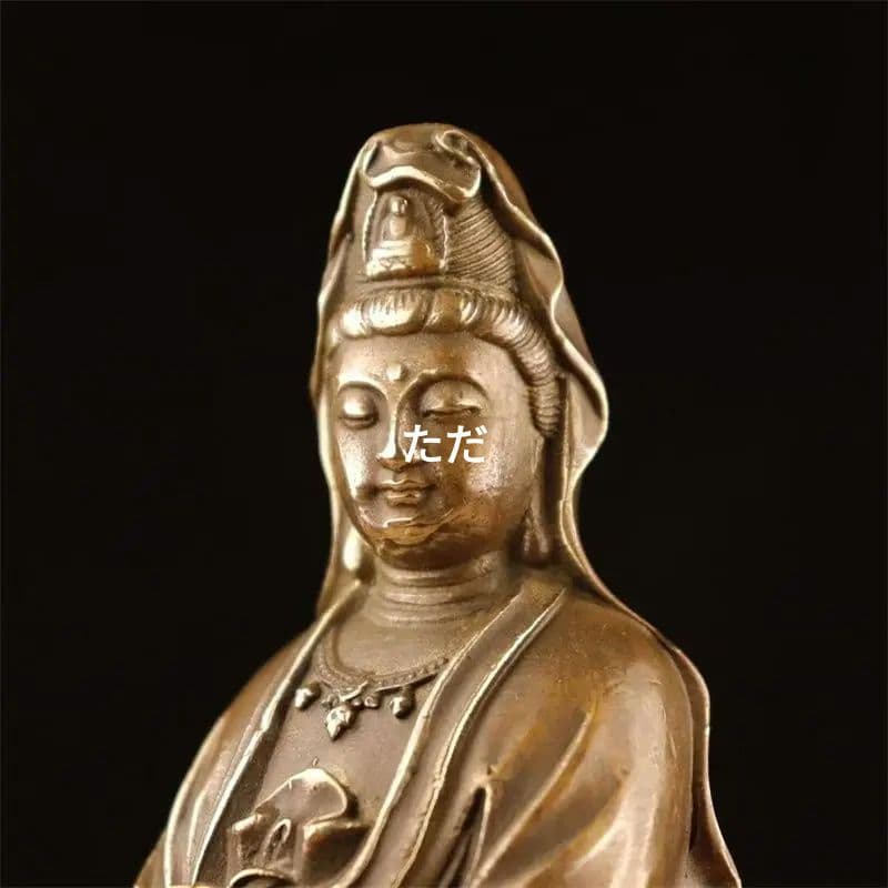 銅製 仏像 浄水観音菩薩仏像 仏間供養 銅製品 工芸品 置物