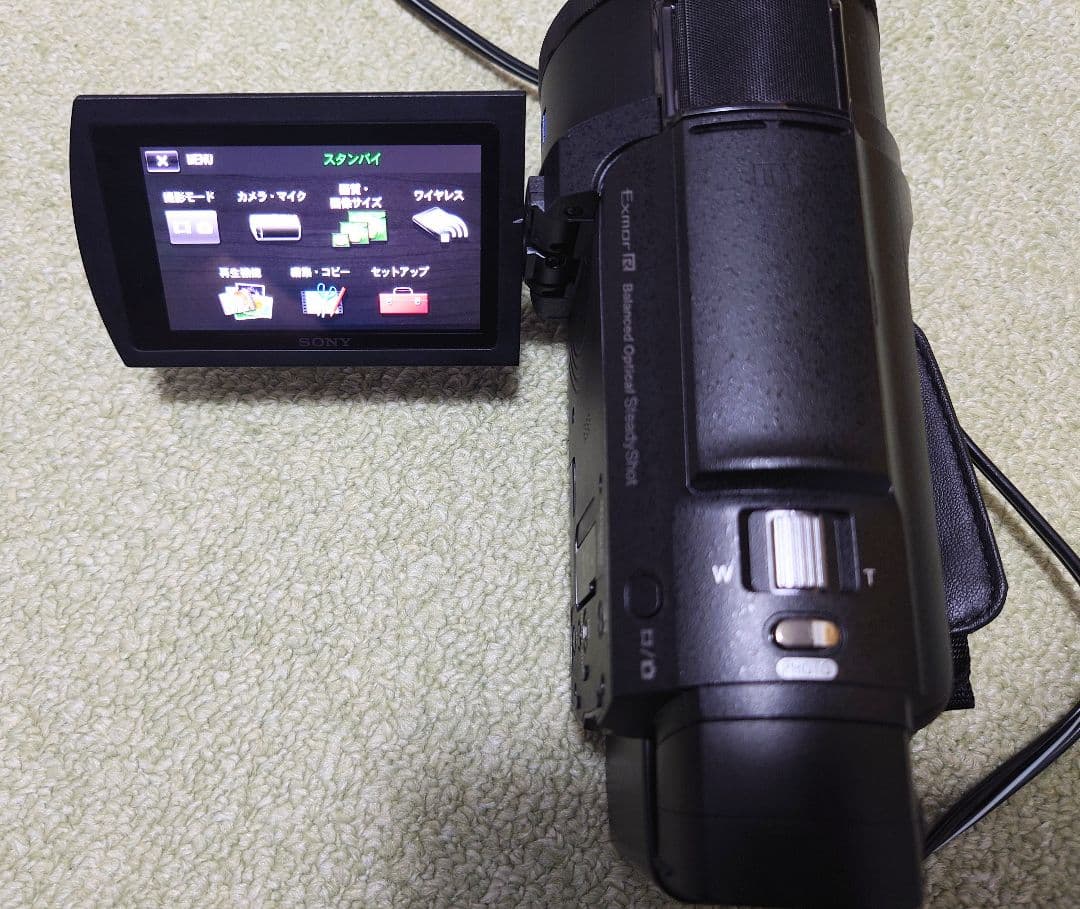 SONY FDR-AX55 4Kビデオカメラ +SDXCカード +カメラケース