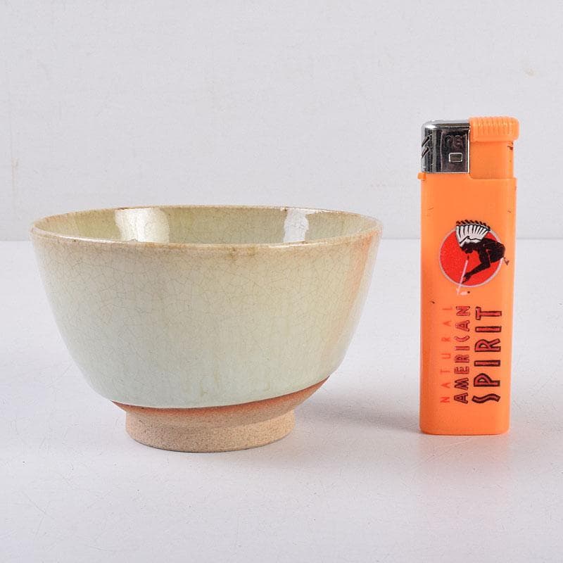 煎茶道具　萬古焼　陶華園造　煎茶碗　十客　共箱　C　R8908