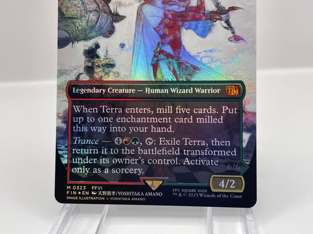 t*o様 希少 mtg 魔導戦士、ティナ 英語 拡張FOIL FF