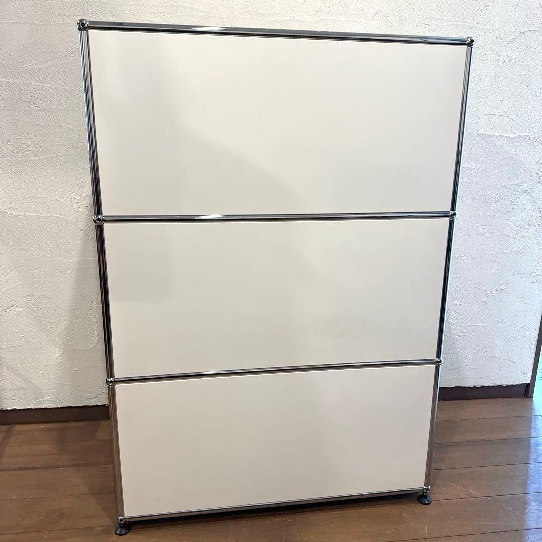 【flairmistさま専用】USM Haller キャビネット ホワイト 3段