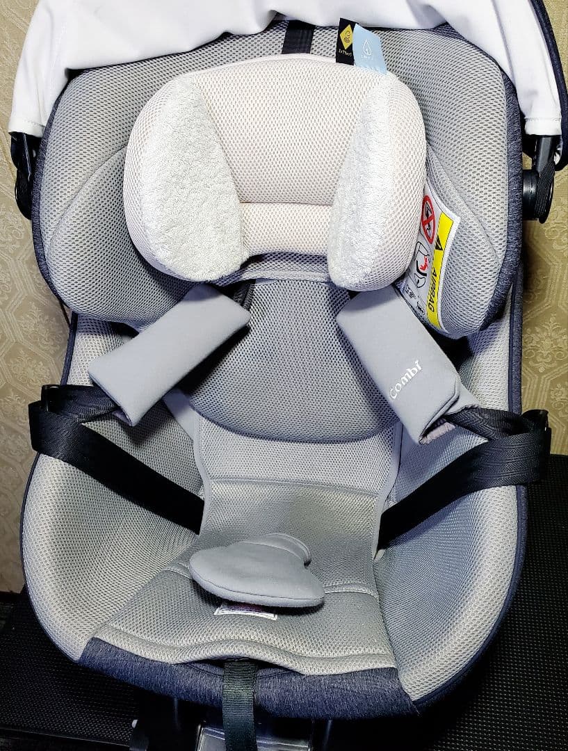 美品 クルムーヴ スマート ISOFIX固定 エッグショック JL-540