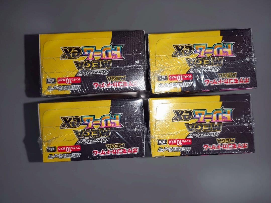 ポケモンカードゲーム MEGAドリームex 4box 未開封シュリンク付