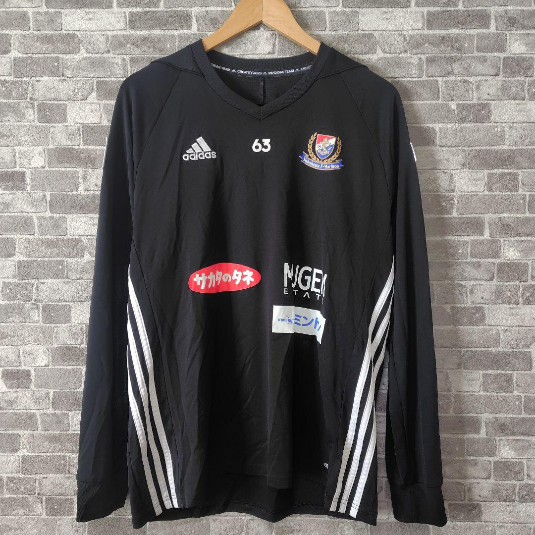 横浜Ｆマリノス　支給品　フルスポンサー　ロングスリーブジャージ　黒