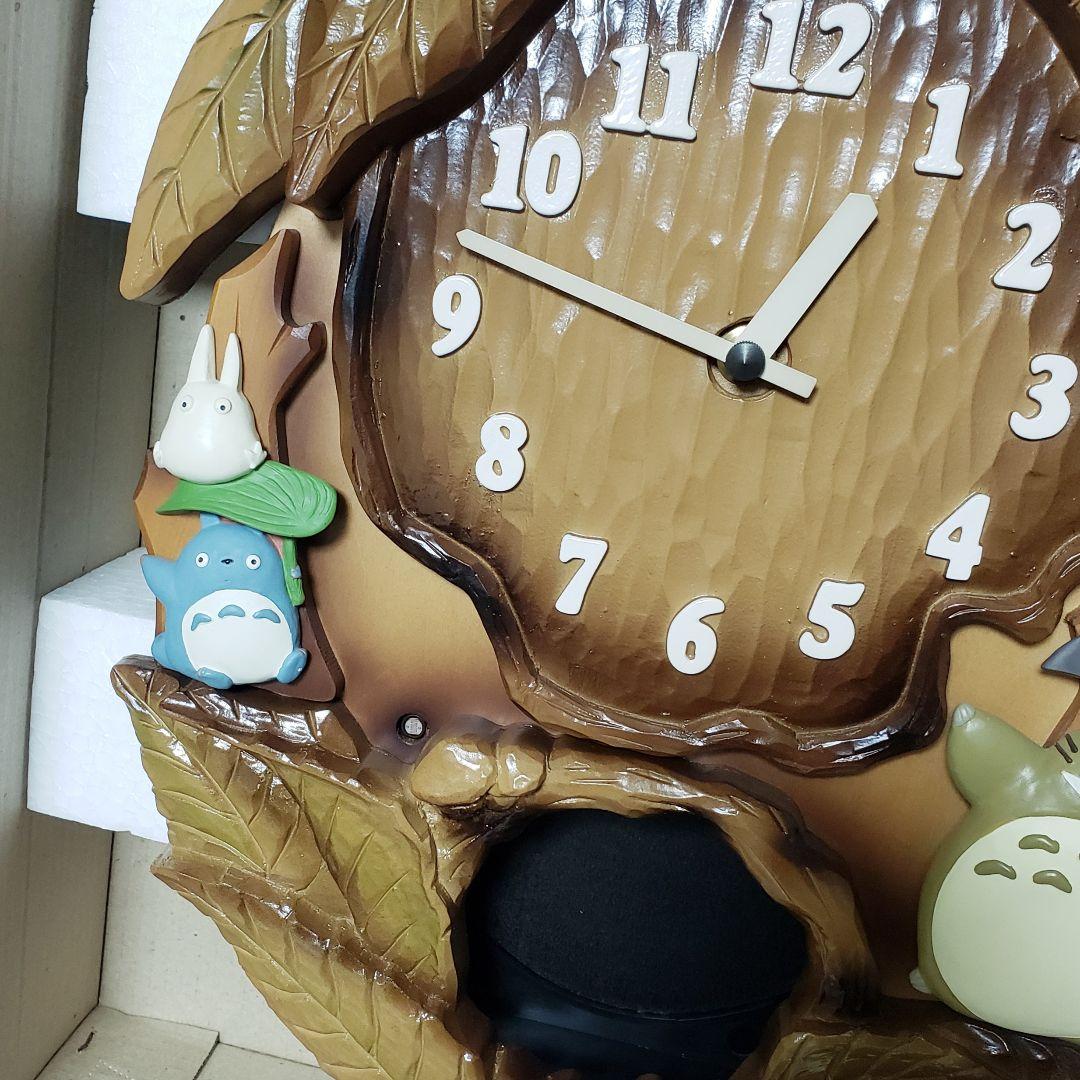 店舗展示品 となりのトトロ M837 RYTHEM 掛時計①