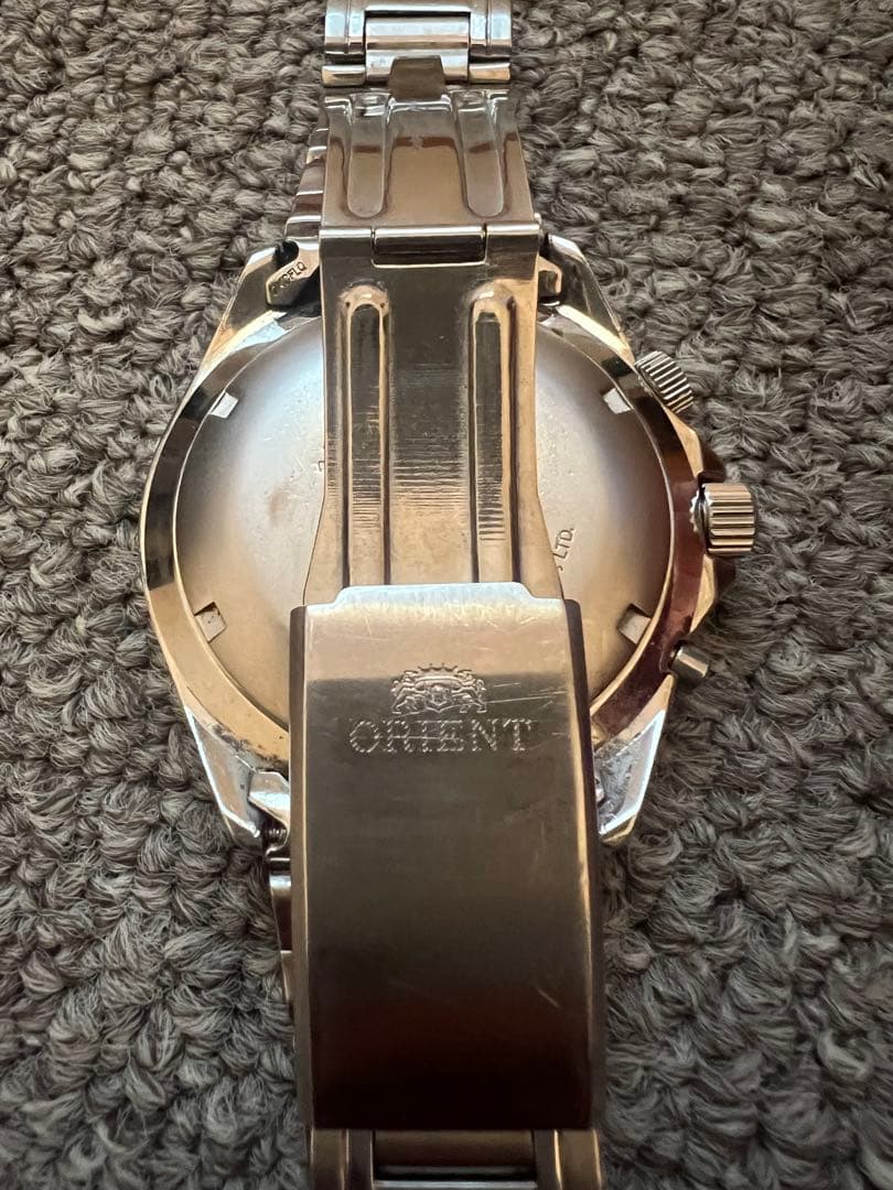 ORIENT 自動巻き時計 万年カレンダー黒文字盤