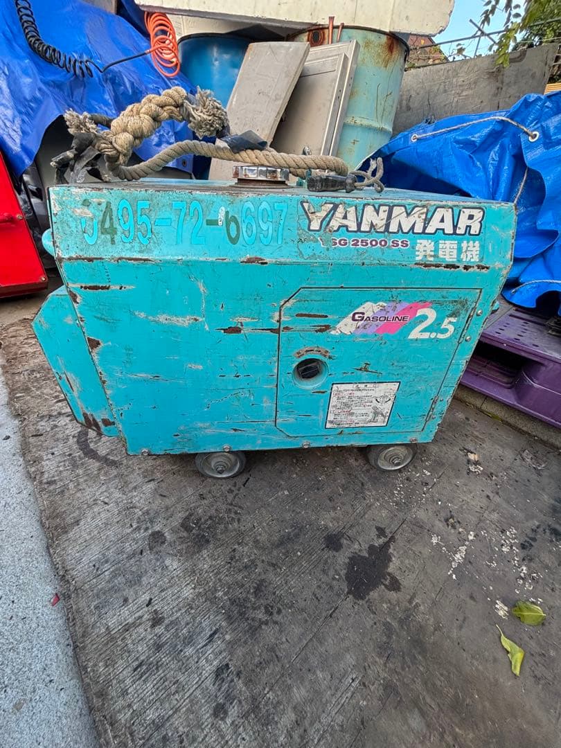 発電機 YANMAR YSG2500SS ジャンク品