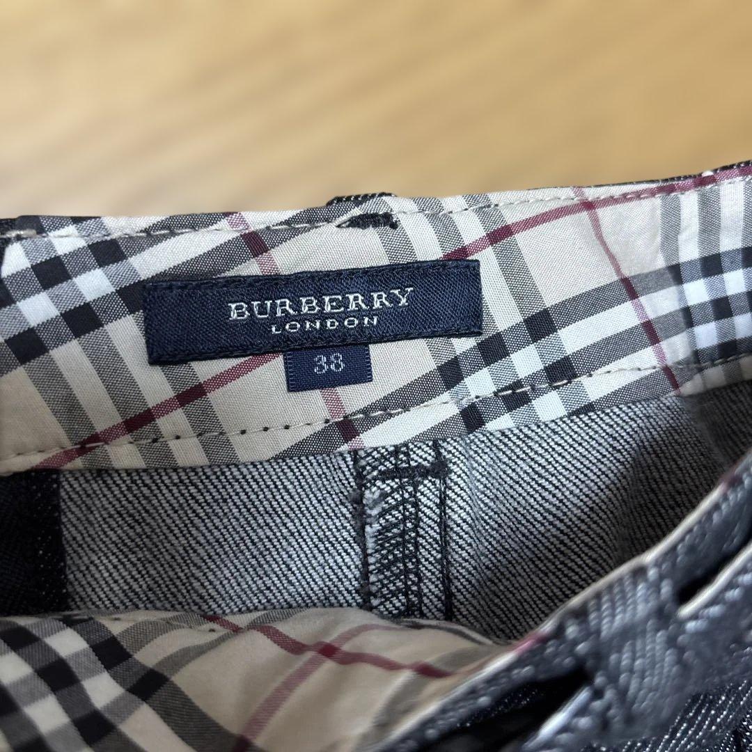 【美品】Burberry London バーバリーロンドン　デニムスカート