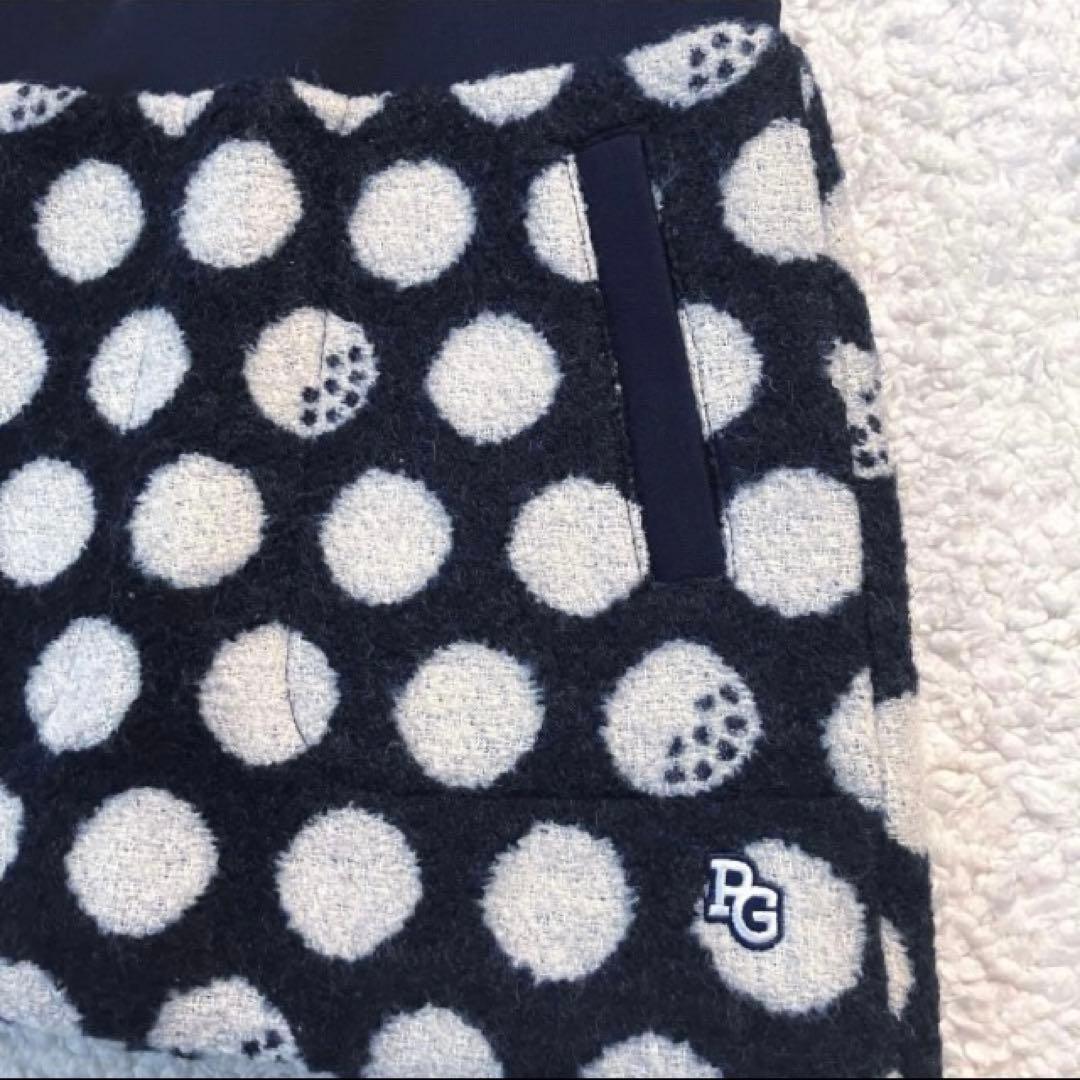 【新品】パーリーゲイツ　中綿 リング スカート BIGドット柄　1