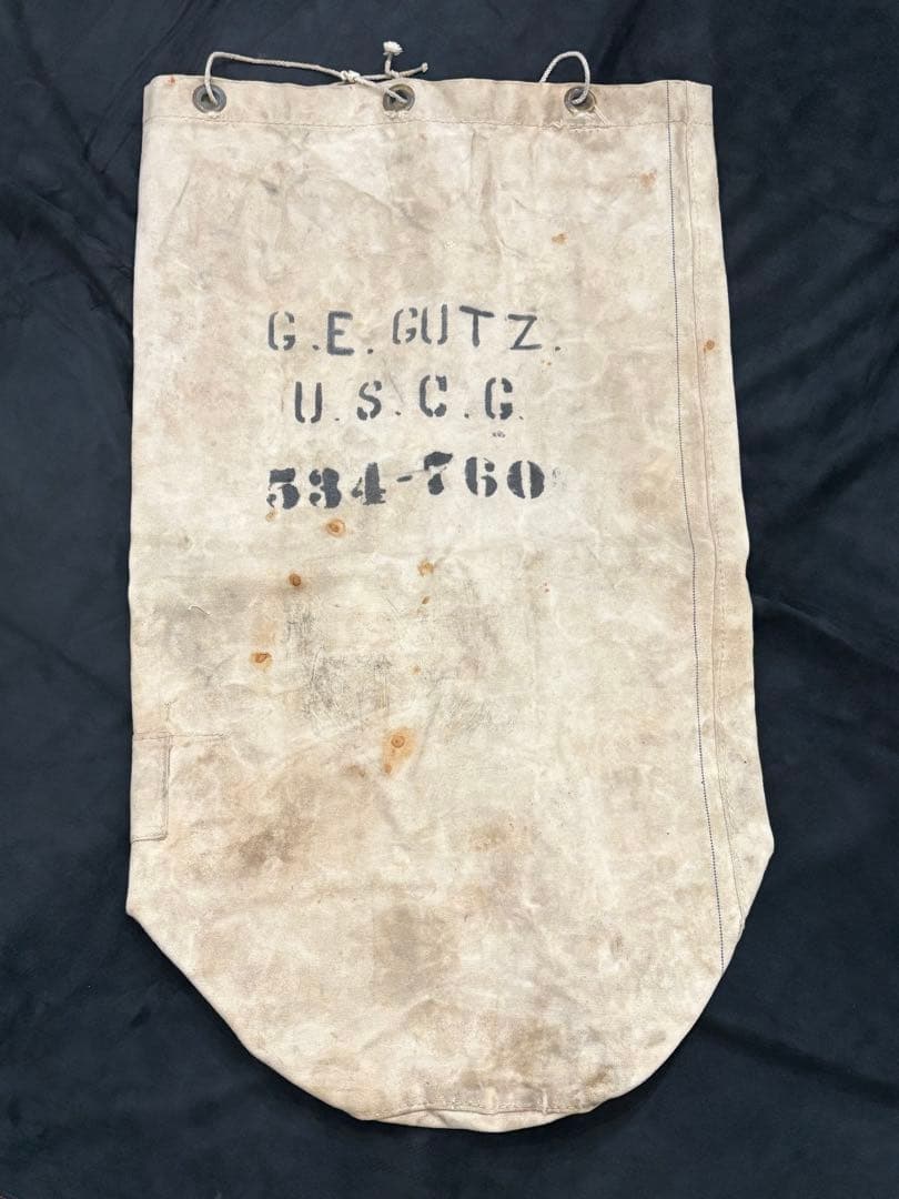 40s ビンテージ　USCG バラックバッグ　ダッフルバッグ　レア