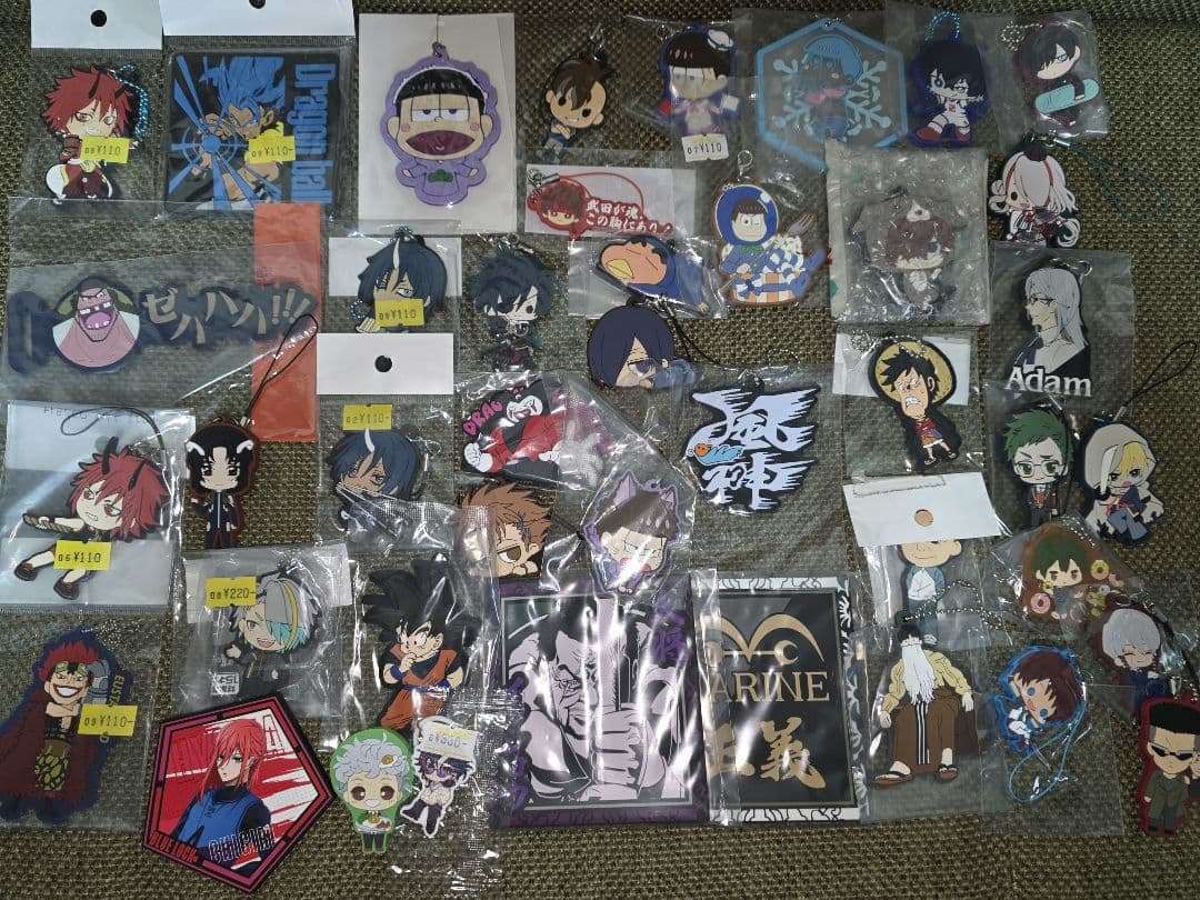 アニメ　ゲーム　ラバーグッズまとめ　390点