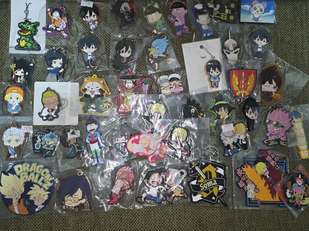 アニメ　ゲーム　ラバーグッズまとめ　390点